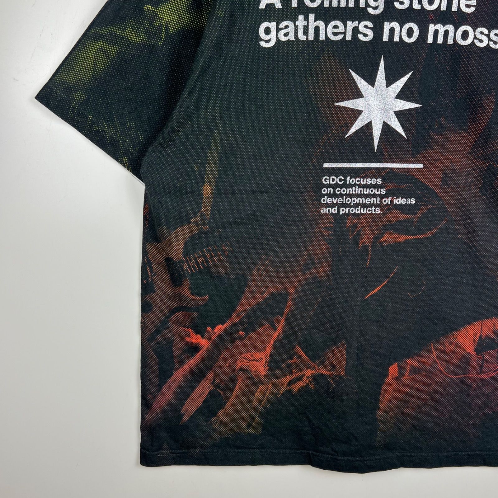 GDC 2025 Dragon Ash KJ All-over pattern Tee L グランドキャニオン