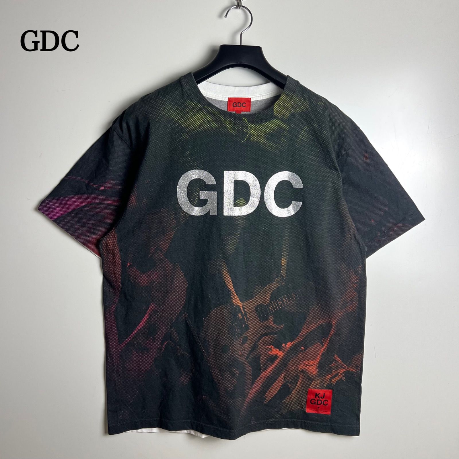 GDC 2025 Dragon Ash KJ All-over pattern Tee L グランドキャニオン ジーディーシー ドラゴンアッシュ 降谷建志 コラボ ライブフォトTシャツ 即日完売 人気 レア