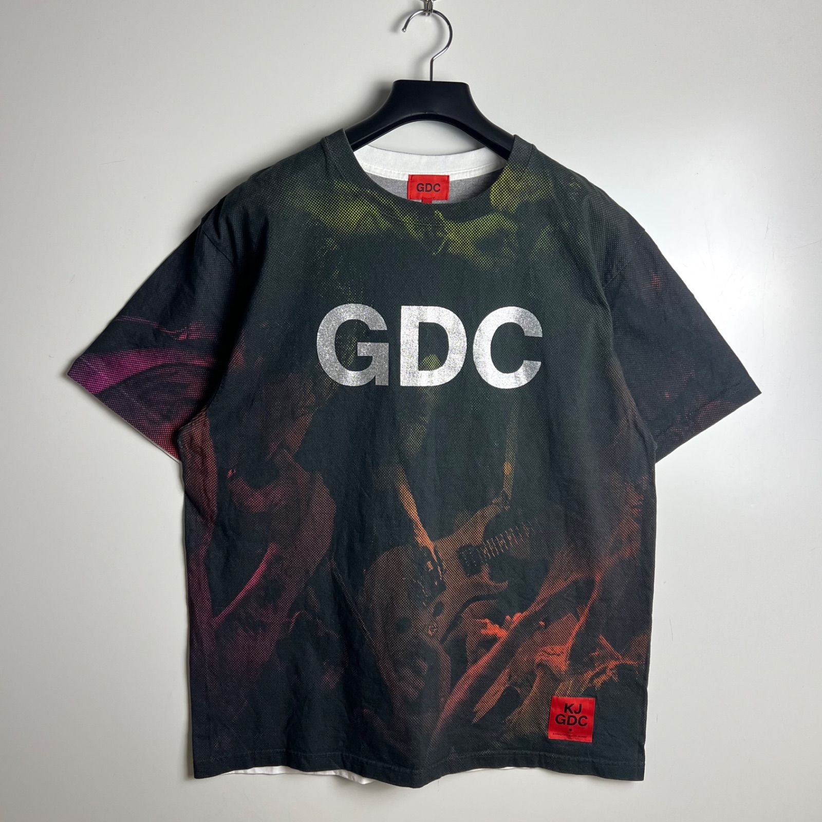 GDC 2025 Dragon Ash KJ All-over pattern Tee L グランドキャニオン 