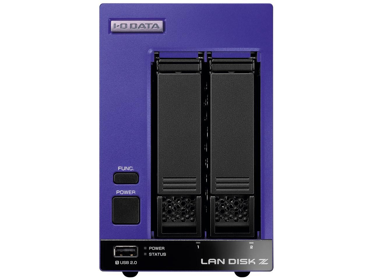 【新品・2営業日で発送】IODATA アイオーデータ 2ドライブWindows NAS 8TB(HDL2-Z25SI3B08)