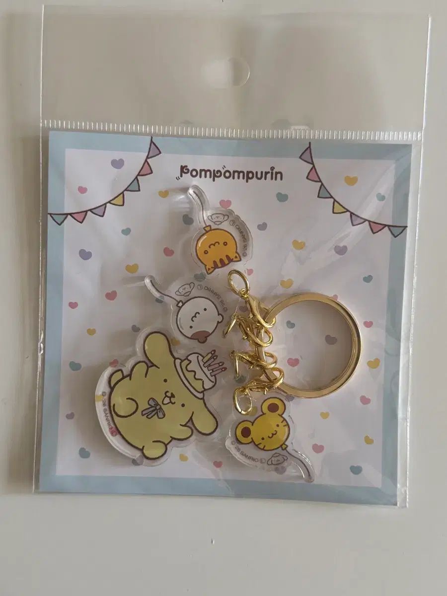 ポムポムプリン30周年 アクリル キーホルダー