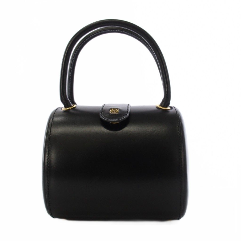 ロエベ LOEWE アナグラム ヴィンテージ ハンドバッグ レザー 黒 /KH ■OH 54,540円