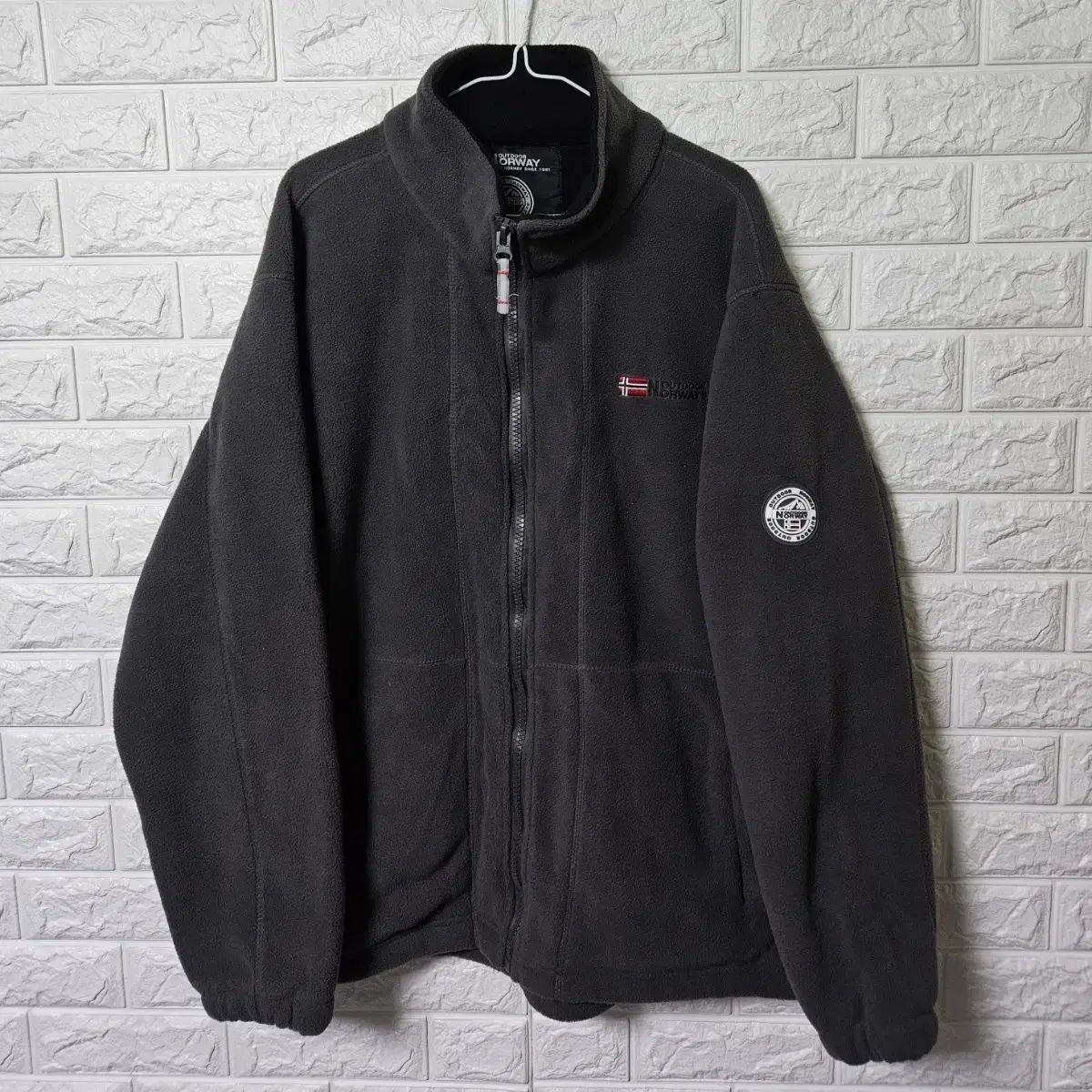 アウトドアノースフェイス ヘビー フリースジャケット 出品