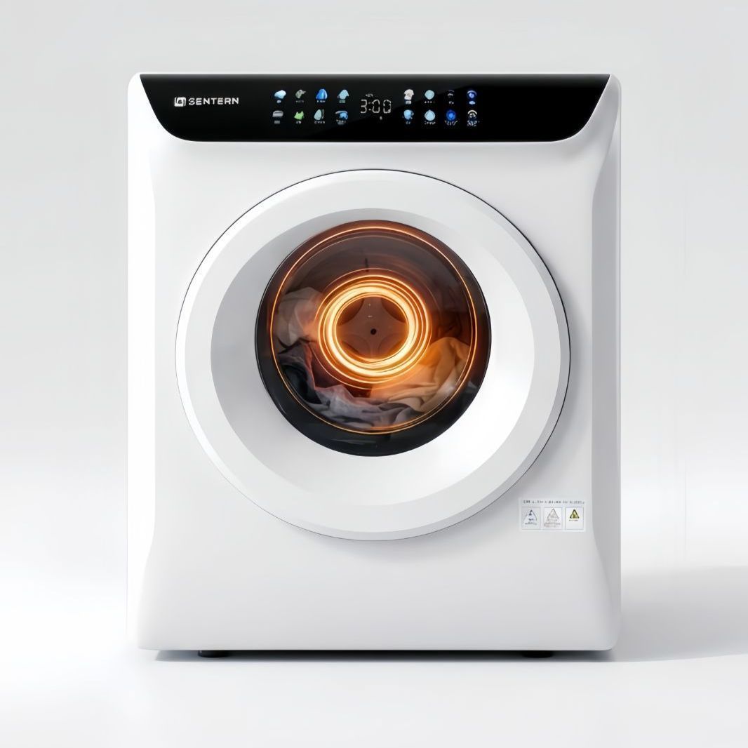 【限定5台5000円OFF先着順特価】6kg衣類乾燥機 高性能カラー液晶タッチパネル搭載｜高温60℃除菌・予約運転・静音設計・チャイルドロック対応 衣類乾燥機 6kg 家庭用 大容量 タイマー 節電 カラー液晶 8乾燥モード 除湿 除菌 シワ取り 梅雨対策