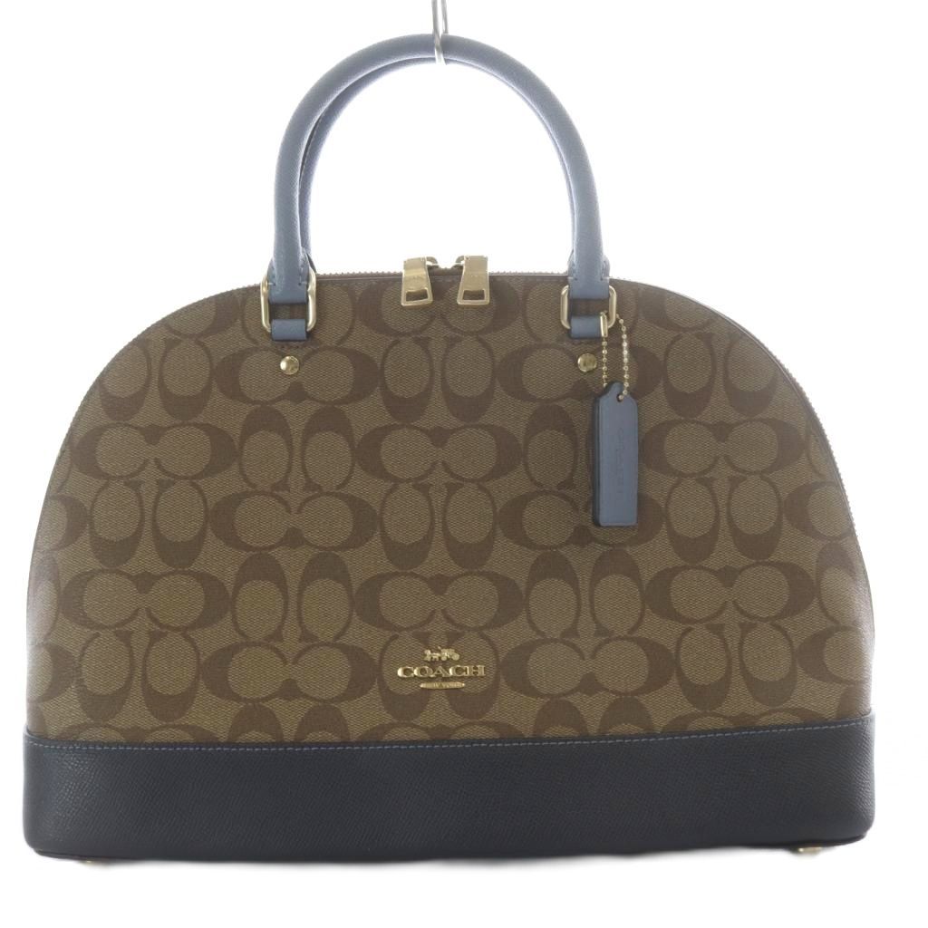 コーチ COACH ハンドバッグ シグネチャー PVC レザー ベージュ F25898 /YO10