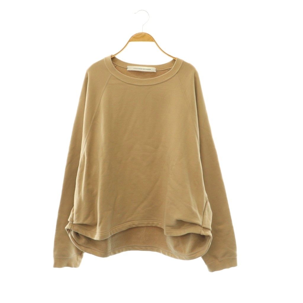 コグ ザ ビッグスモーク COGTHEBIGSMOKE KAYA TUCKED HEM TOP タックドヘム スウェット トレーナー オーバーサイズ 長袖 ベージュ 13101-174-1101-1 /HS ■OS ■SH