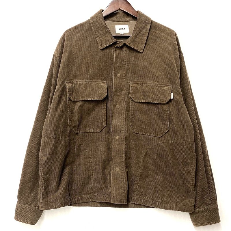 【中古品】 WAX ワックス CORDUROY FATIGUE JACKET WX-0122 コーデュロイ ファティーグジャケット 【142-260519-as-20-izu】