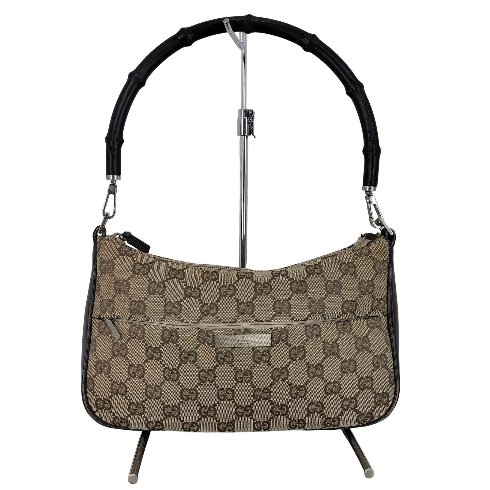 グッチ GUCCI GGキャンバス バンブー アクセサリーポーチ レディース 表記無