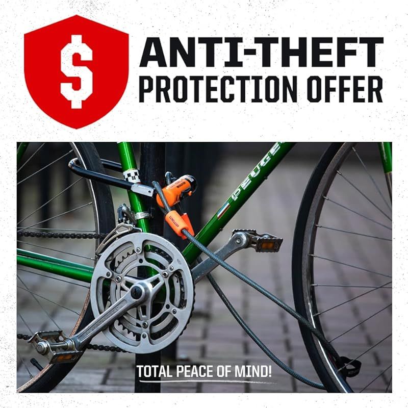 【新品】 Kryptonite Kryptolok 610 S 折りたたみ自転車ロック コンパクト 軽量 高セキュリティ 盗難防止 折りたたみ式自転車ロック 鍵2個とマウント付き Eバイク スクーター ロード マウンテンバイク用 100cm (39インチ)