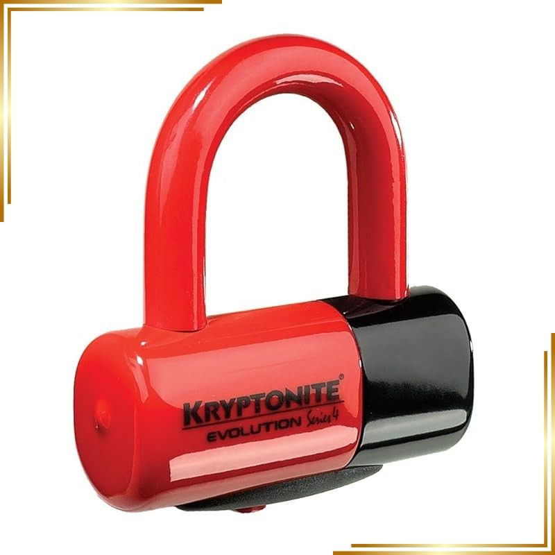【新品】 KRYPTONITE ( クリプトナイト ) ロック NEW YORK LOCK [ EV4 ディスクロック レッド ] 999621