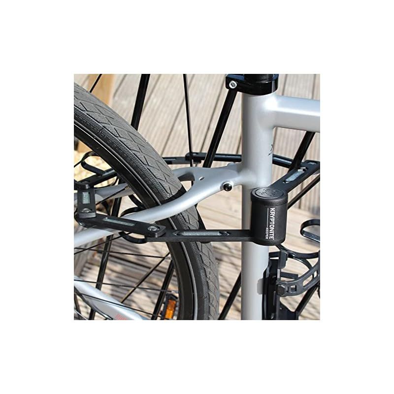 【新品】 KRYPTONITE Keeper ミニ折りたたみ自転車ロック コンパクト 軽量 高セキュリティ 盗難防止 折りたたみ式 自転車ロック 鍵2個とマウント付き Eバイク スクーター ロード マウンテンバイク 80cm (31.5インチ)