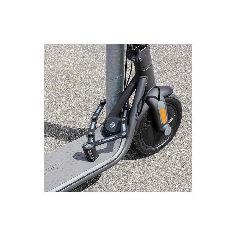 【新品】 KRYPTONITE Keeper ミニ折りたたみ自転車ロック コンパクト 軽量 高セキュリティ 盗難防止 折りたたみ式 自転車ロック 鍵2個とマウント付き Eバイク スクーター ロード マウンテンバイク 80cm (31.5インチ)