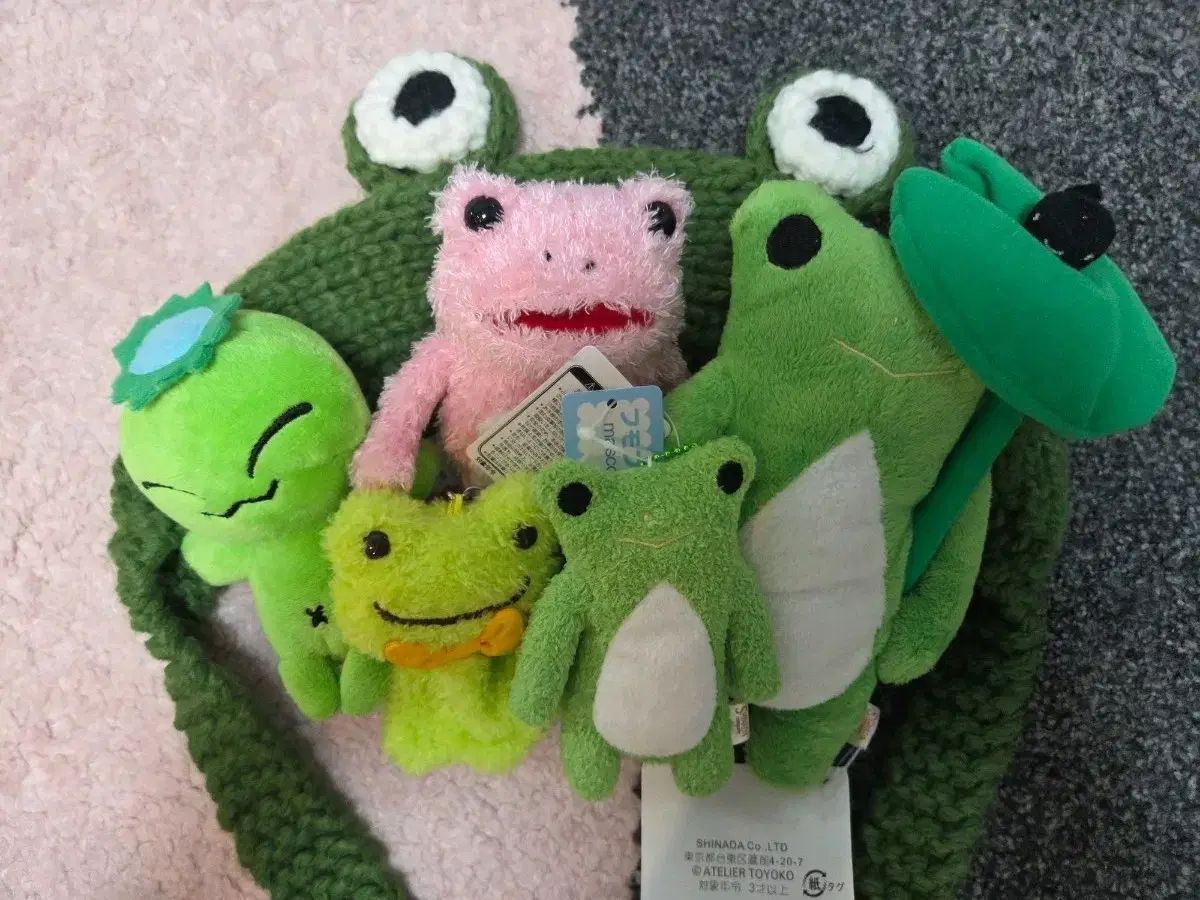 カエル ぬいぐるみ コレクション カエル グッズ 갓파 フモフモ