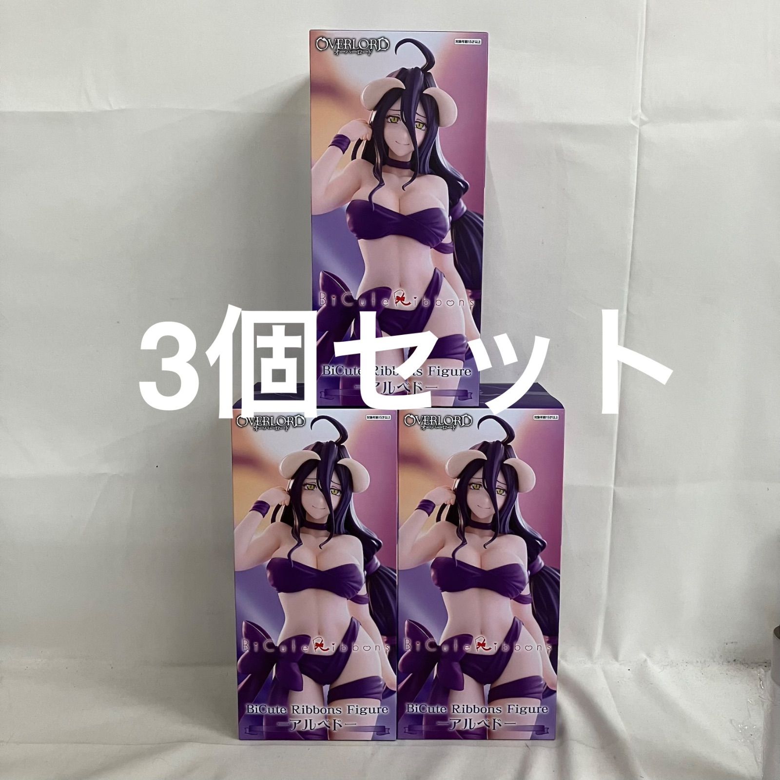 BiCute Ribbons オーバーロードアルベド10体セット 未開封 オーバーロード BiCute Ribbons アルベド フィギュア 3個セット