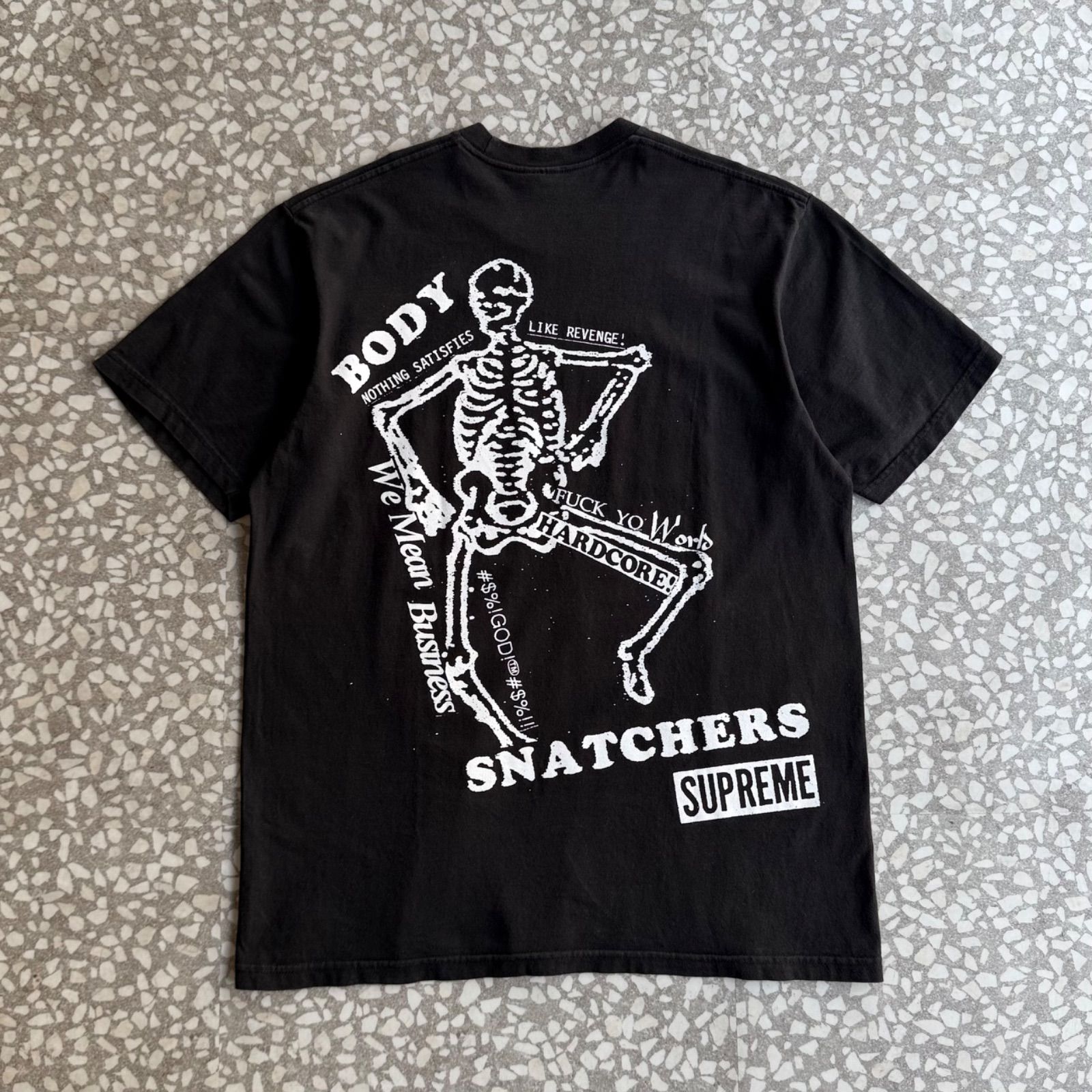 Supreme / Design T-shirt size L シュプリーム 背面スカル バック