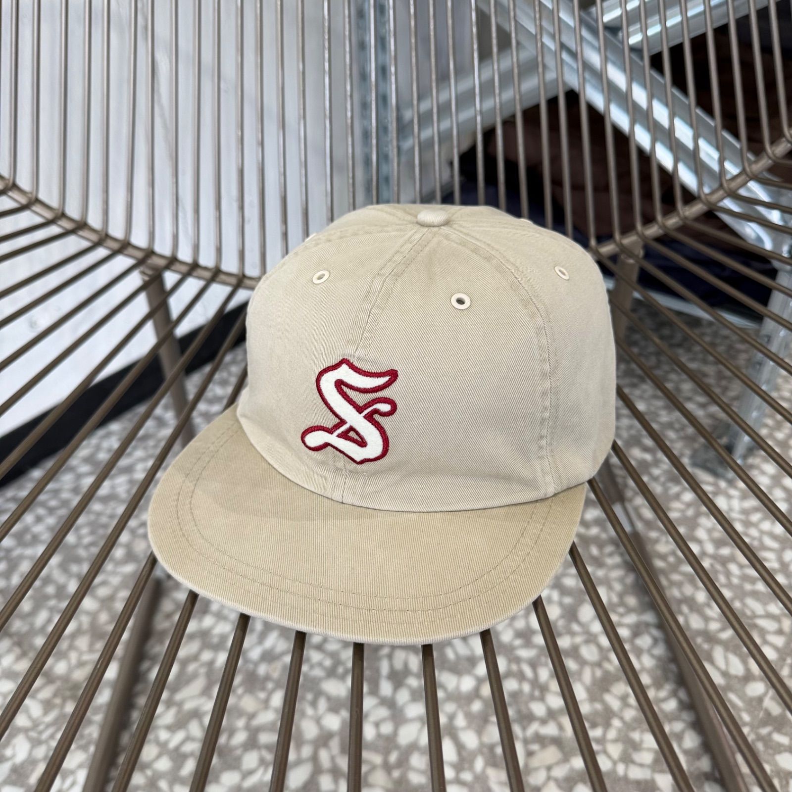 STUSSY / 90’s logo cap size Free ステューシー　Sロゴ　キャップ　帽子　ユニセックス　ストリート　B系 当時もの　日除　ショーン