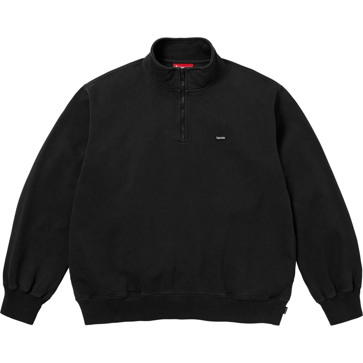 Supreme スモール ボックス ハーフ ジップ プルオーバー ブラック - 26SS L