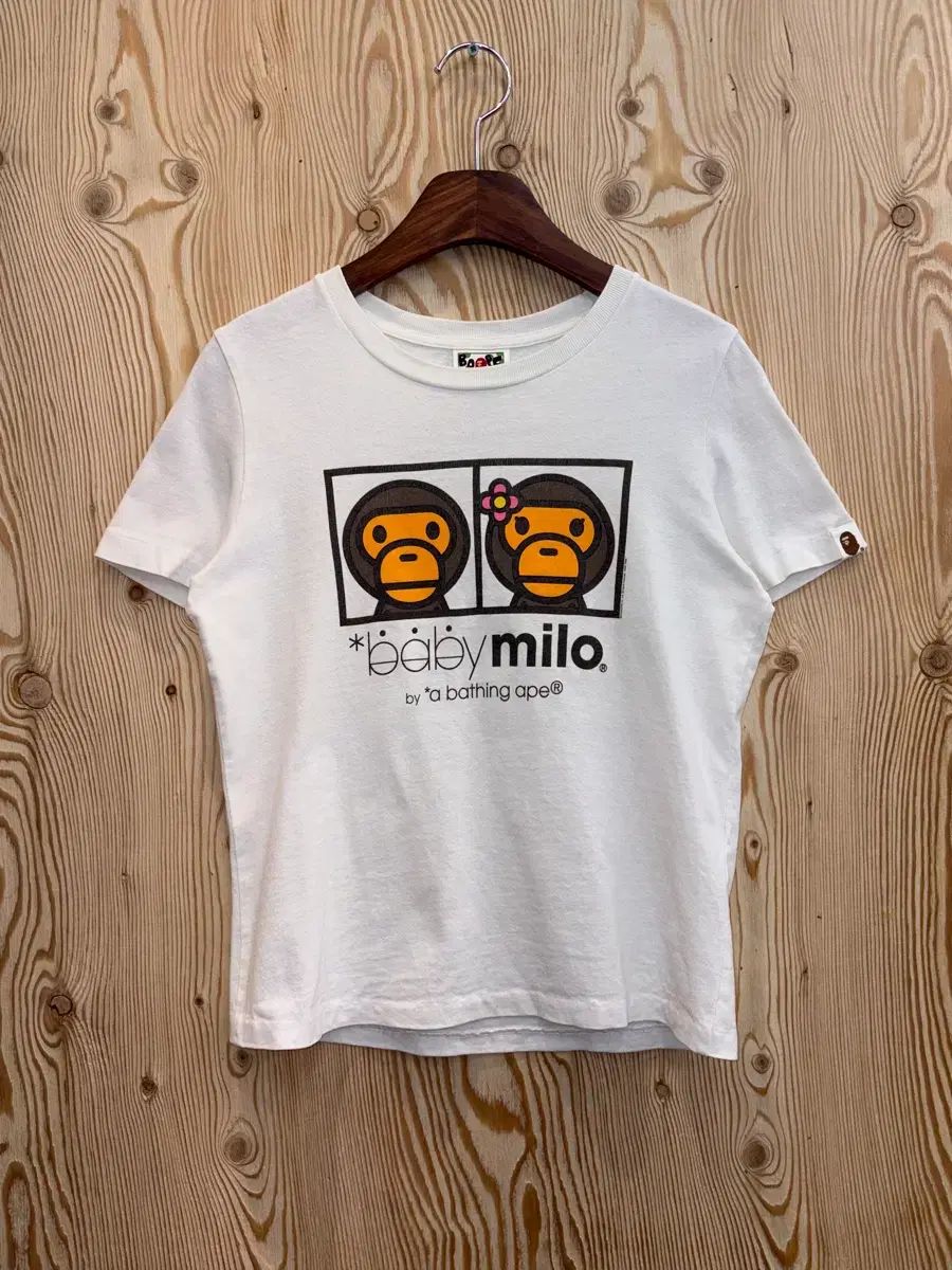A BATHING APE ベイビー マイロ Tシャツ 白