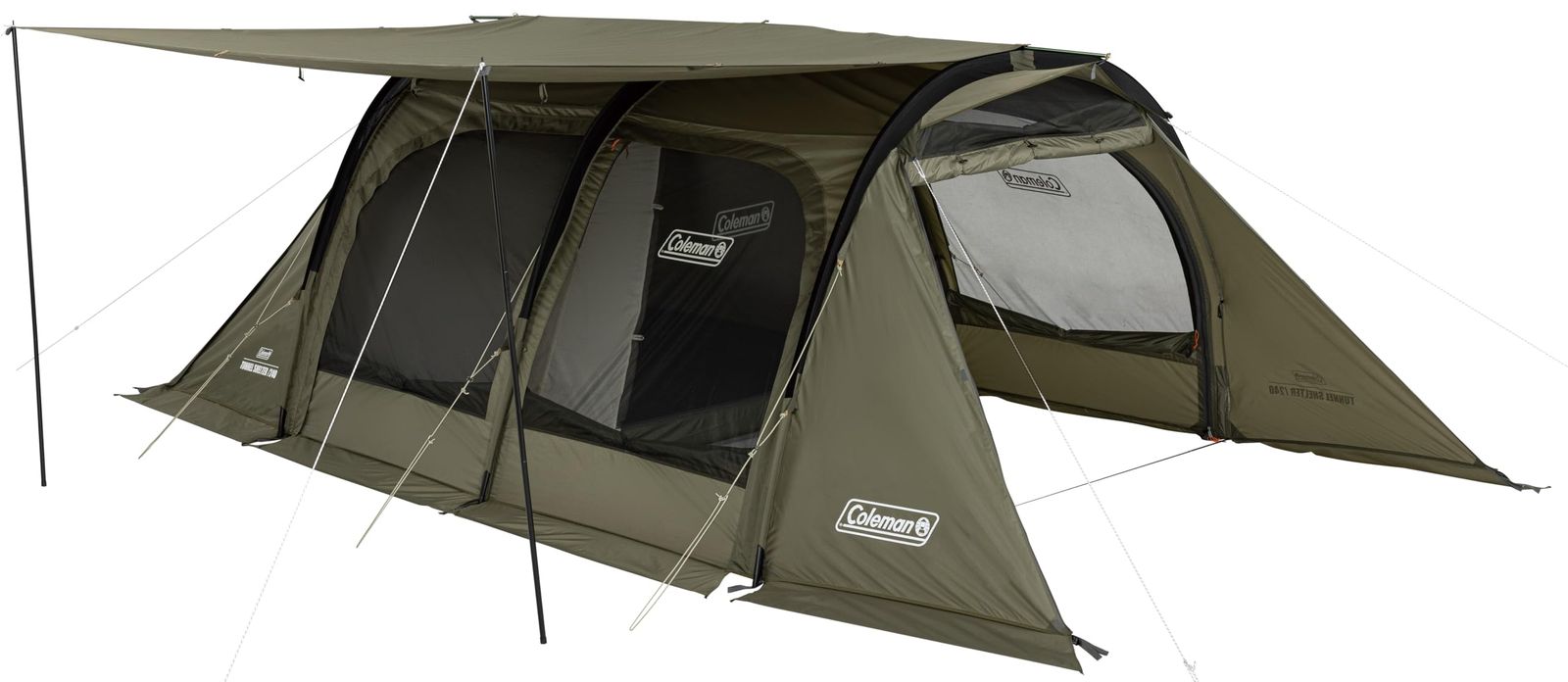 Coleman(コールマン) トンネルシェルター/240 2ルーム キャンプ アウトドア ファミリー 定員 ２～3人用 ２ROOM タープ シェルター [トンネルシェルター/240]
