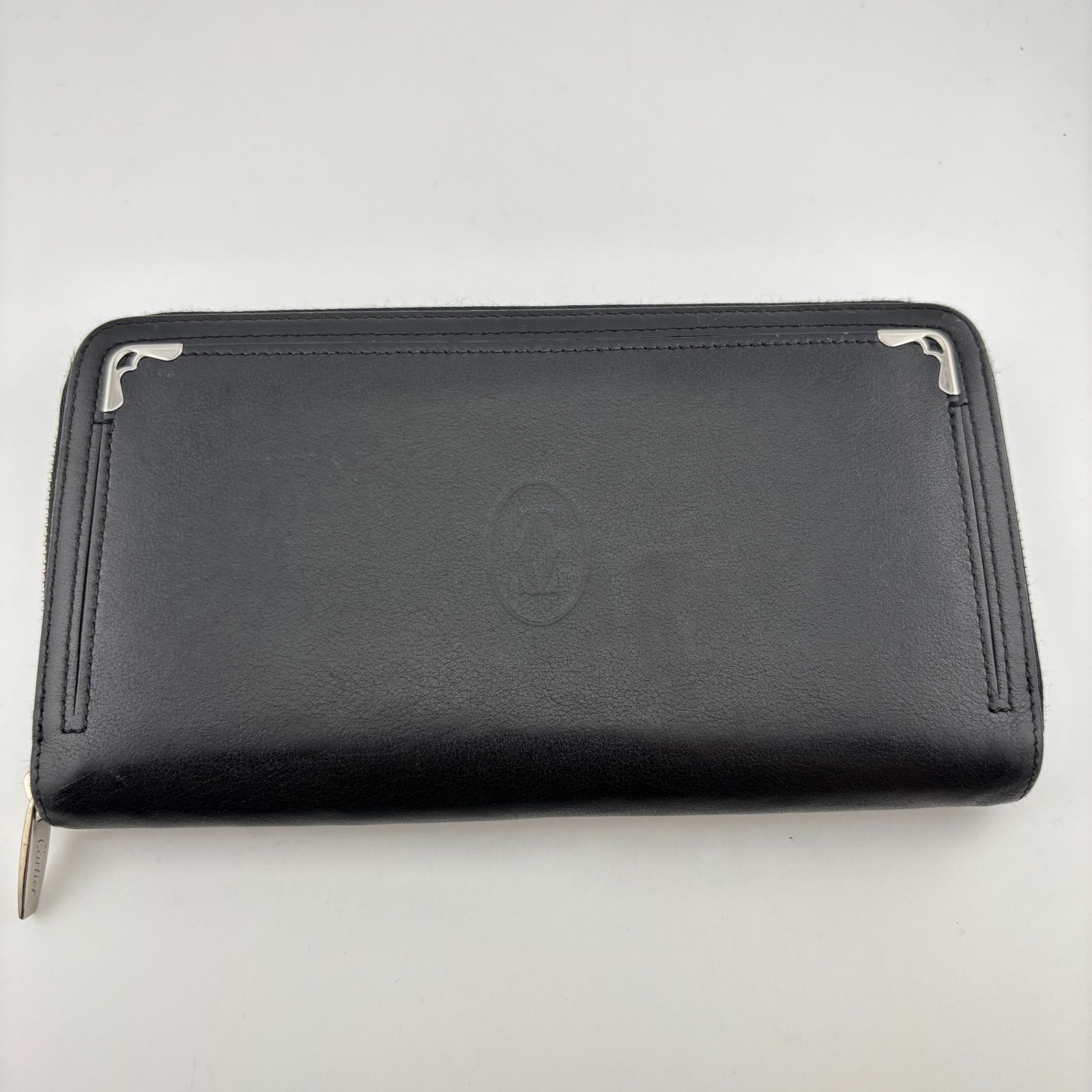 Cartier カルティエ マスト ドゥ カルティエ 長財布 レザー ブラック