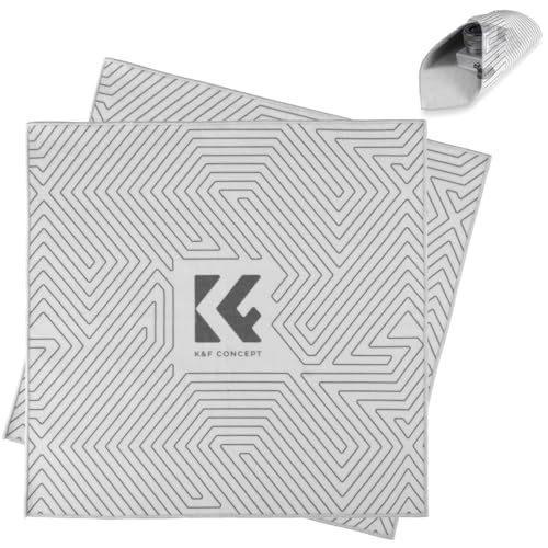K&F Concept カメラ用ラッピングクロス カメララップ カメラ保護布 クリーニングクロス ピタットくっつくクリーニングクロス ラップクロス 自己粘着マジッククロス カメラ/レンズ/フラッシュ/PC/スイッチ/iPadなど保護クロス 傷防止 折りたたみt