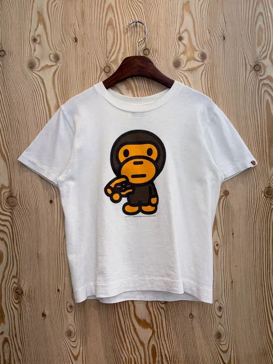 A BATHING APE® アベイシングエイプ アベイシングエイプ マイロ ピザ BIG ロゴ Tシャツ