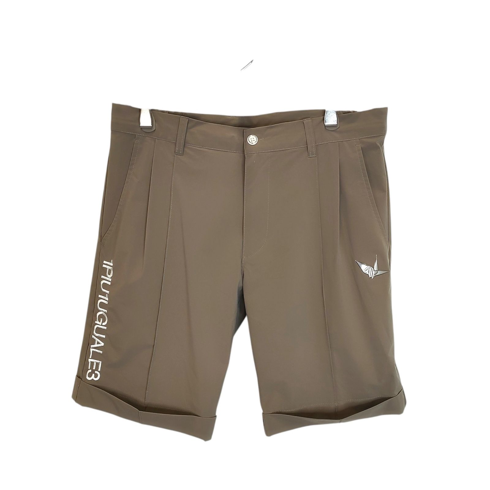 1PIU1UGUALE3 GOLF ウノピゥウノウグァーレトレ ゴルフ 24SS TUCK SHORTS ショーツ ハーフ ショート パンツ GRP150-POE478 6 XL グレー メンズ