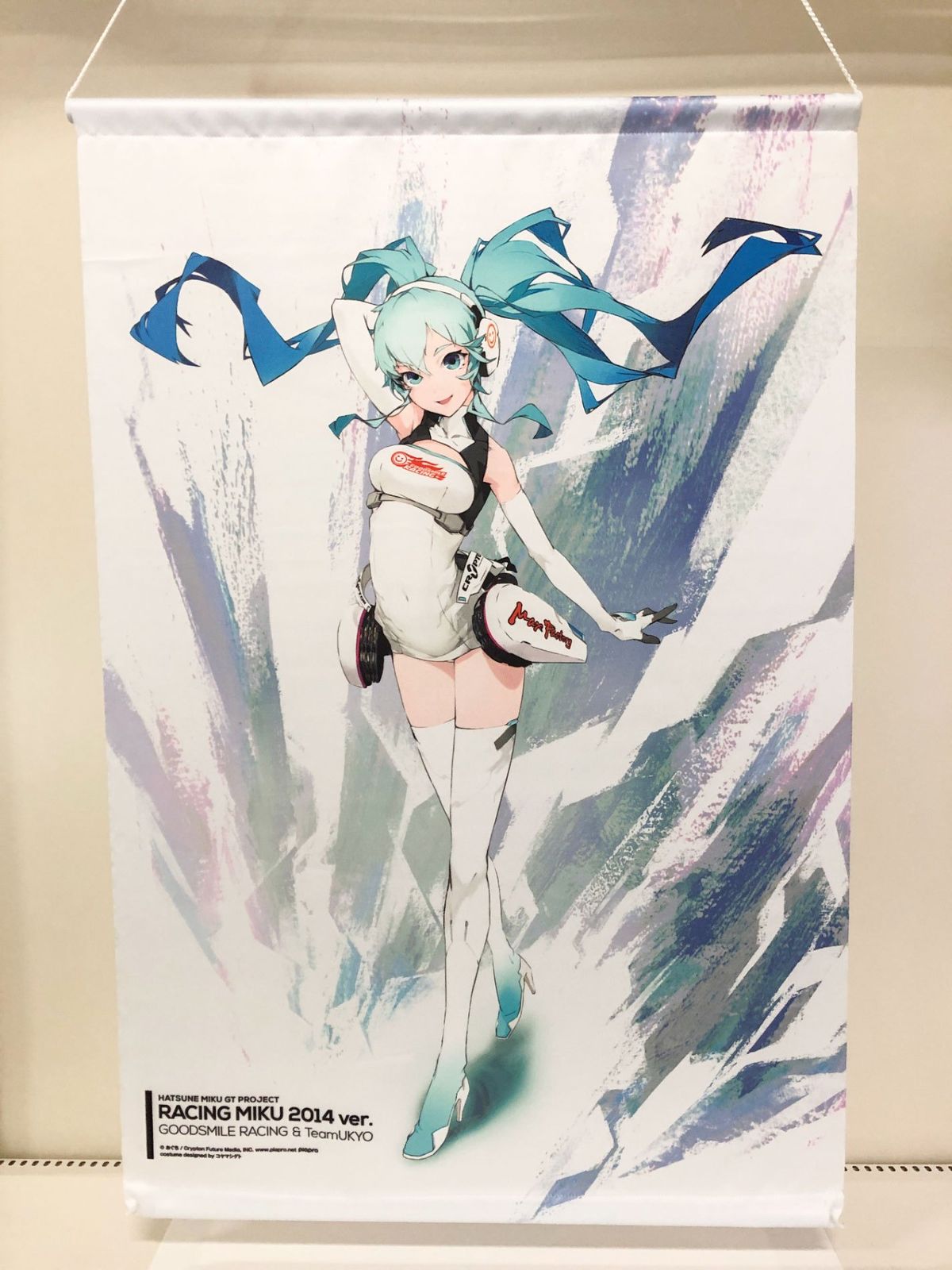 ♪) B2タペストリー VOCALOID ボーカロイド 初音ミク レーシングver. 2014 レーシングミク おぐち [80]