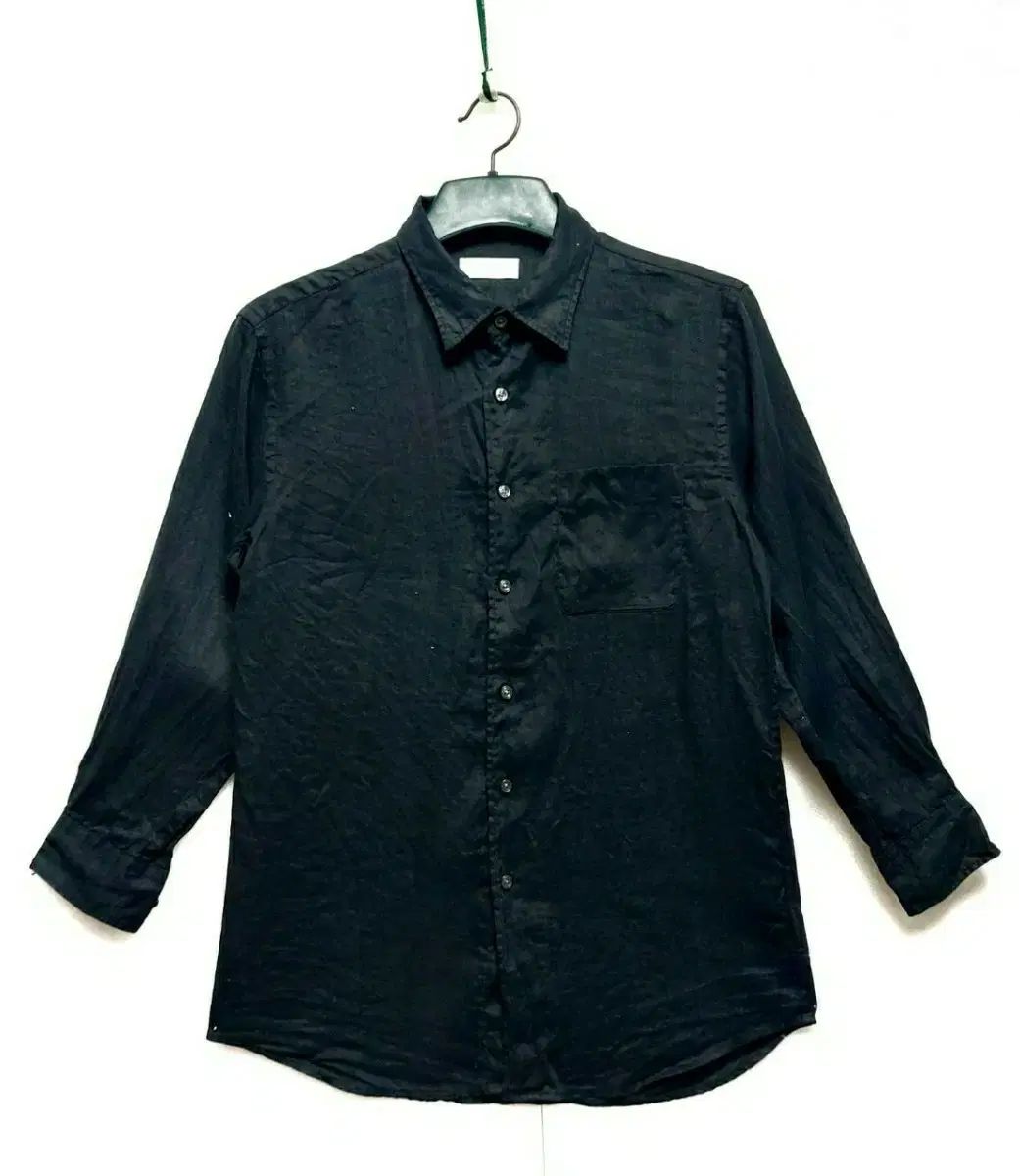 ユニクロ リネンシャツ 95 100 リネン シャツ/ユニセックス/送料込み(※メルカリshop取引では対象外)