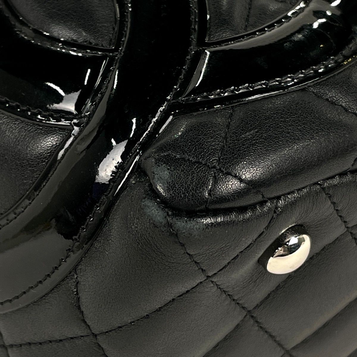 シャネル CHANEL カンボンライン ボウリングバッグ ココマーク ミニ 