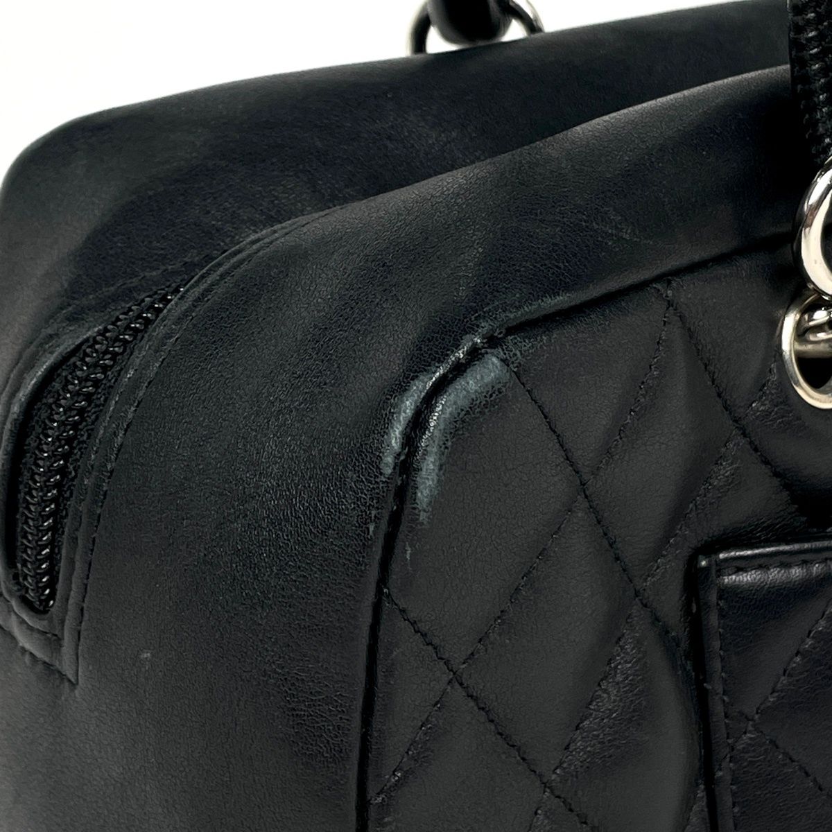 シャネル CHANEL カンボンライン ボウリングバッグ ココマーク ミニ 