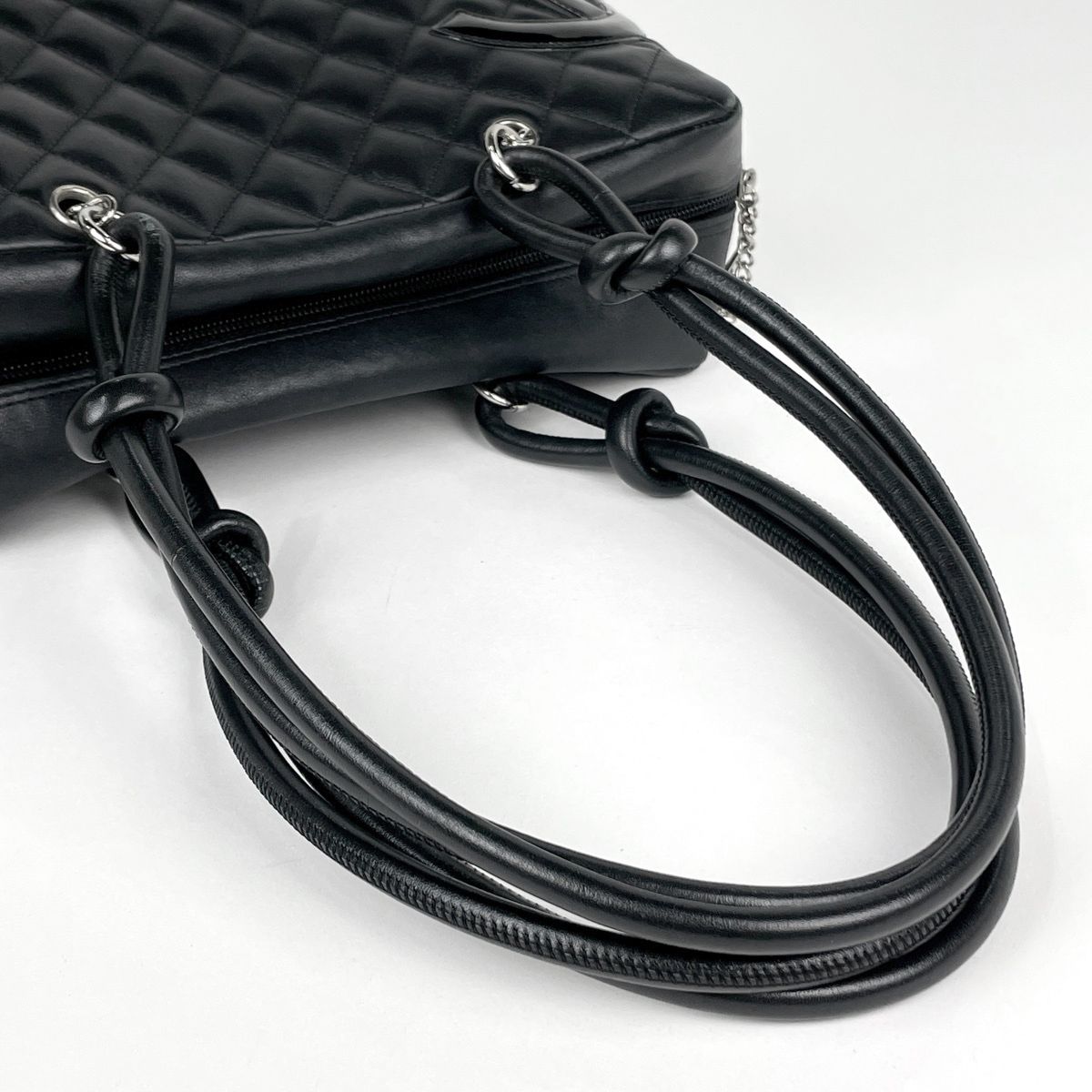シャネル CHANEL カンボンライン ボウリングバッグ ココマーク ミニ 