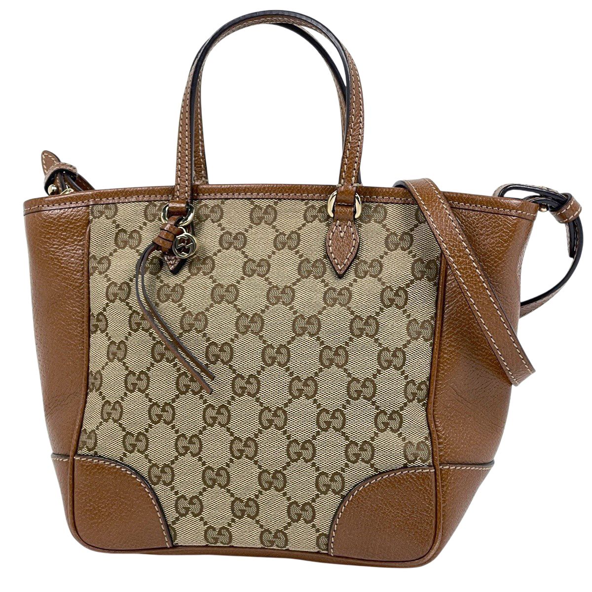 グッチ GUCCI GG柄 ハンドバッグ 2WAY GGキャンバス ブラウン 353121 レディース 【中古】