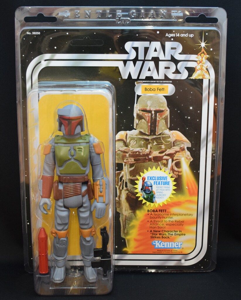 GENTLE GIANT JUMBO ACTION FIGURES BOBA FETT / ROCKET FIRING JET PACK 12インチ