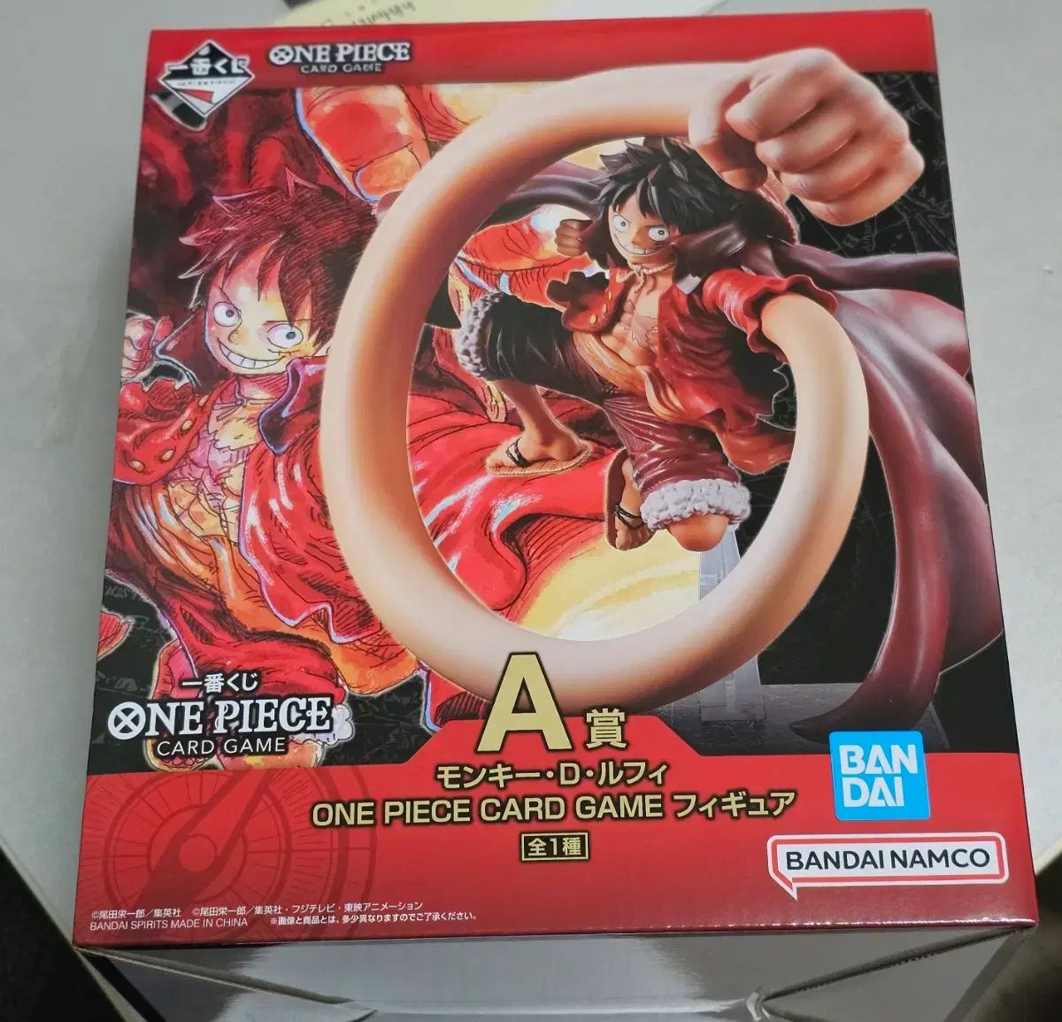 送料込み5)ONE PIECE カードゲーム 一番くじ A賞 モンキー・D・ルフィ(ルフィ) フィギュア