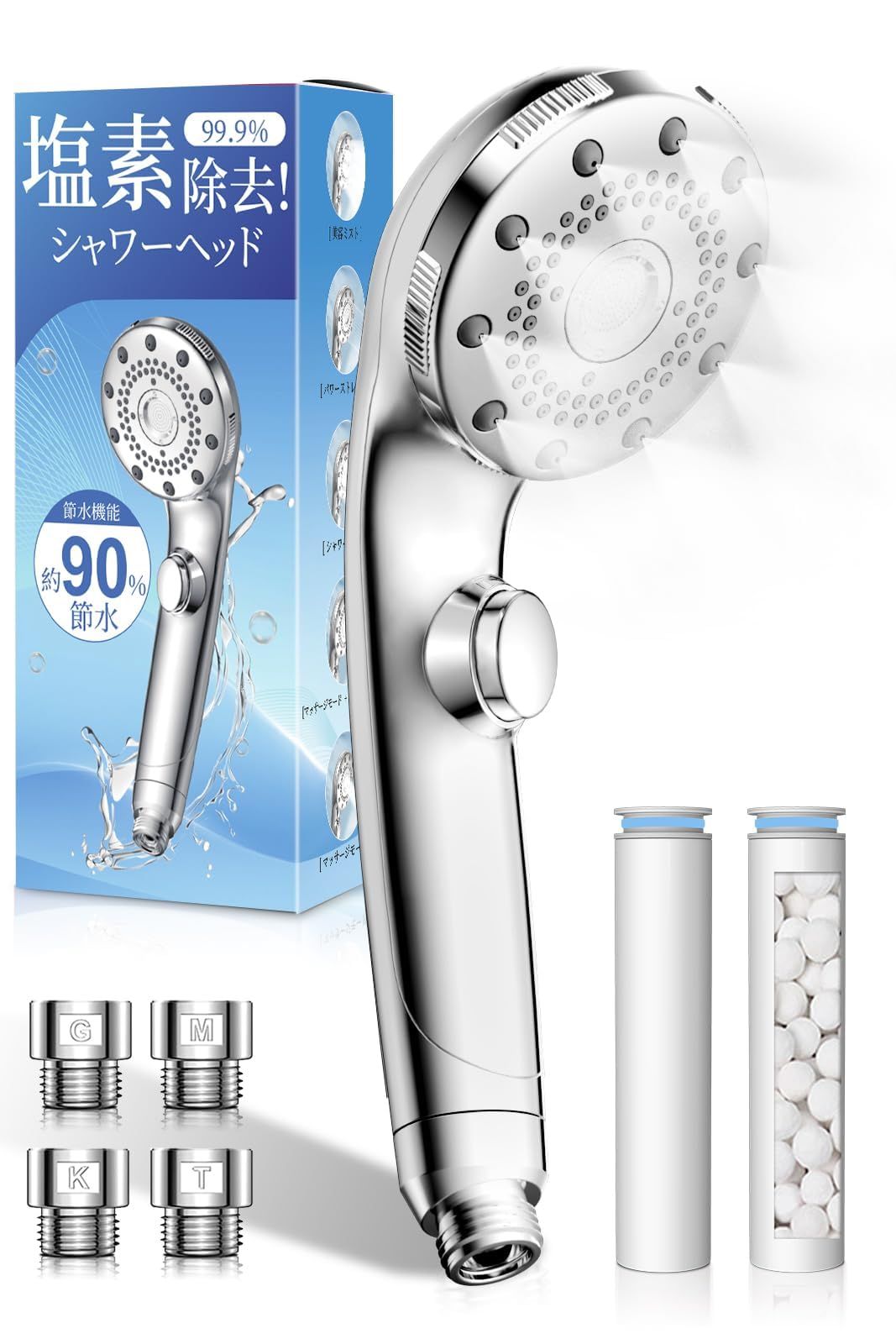【増圧設計・90%節水】 シャワーヘッド マイクロナノバブル 節水 高洗浄力 手元止水 5段階モード しゃわーへっど 高水圧 毛穴 ケア 汚れ 除去 美肌 保湿 ミスト shower head シャワーヘッド シャワー 取付簡単 浴室水栓 母 fe1e4ba6