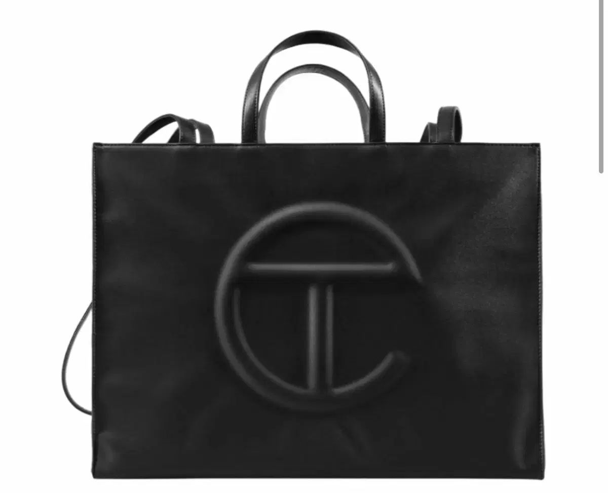 テルファー ラージ ショッピングバッグ ブラック