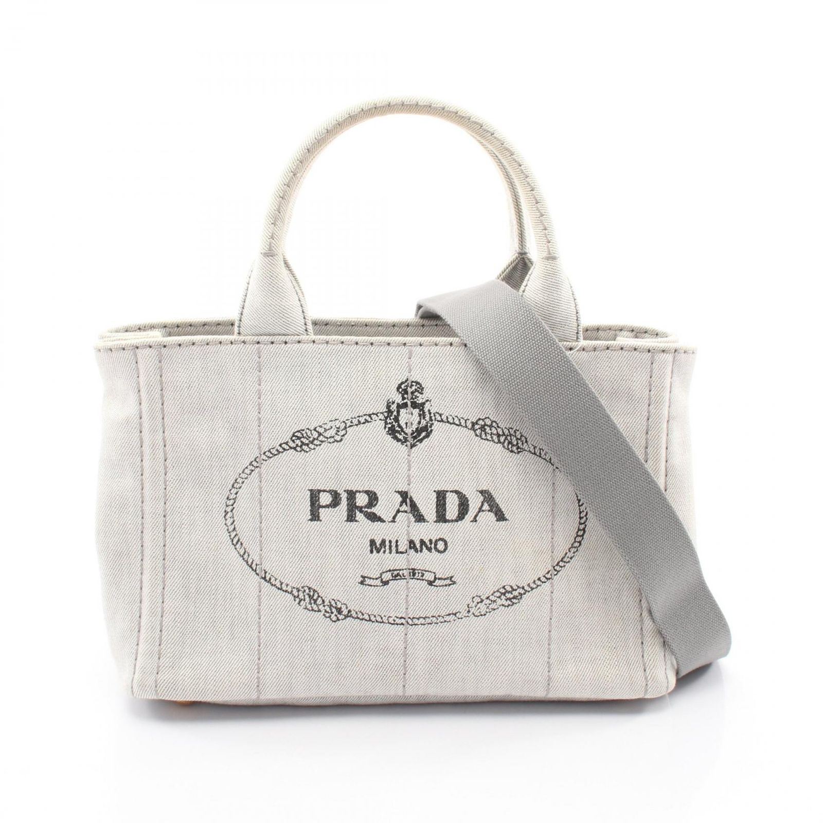 PRADA プラダ DENIM CANAPA カナパ 2WAY トートバッグ