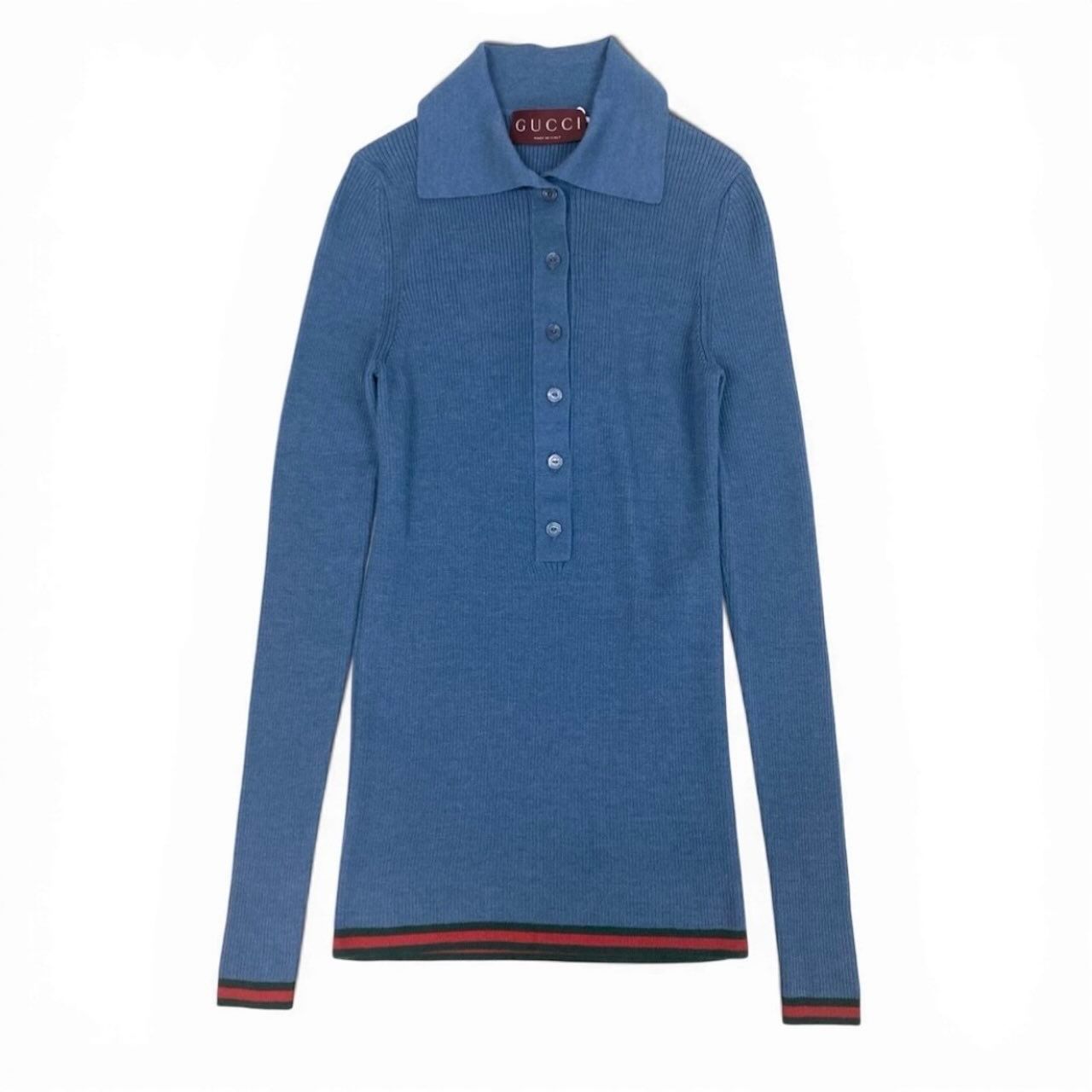 入手困難✨Lサイズ GUCCI グッチ ポロシャツ GG総柄 シェリーライン オールドグッチ シェリーラインが可愛い定番バッグ入荷してます トップス