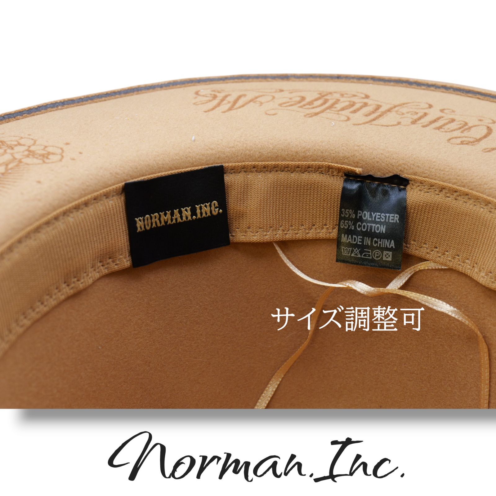 中折れハット メンズ 紳士 ハット 帽子 タトゥー アメカジ ストカジ