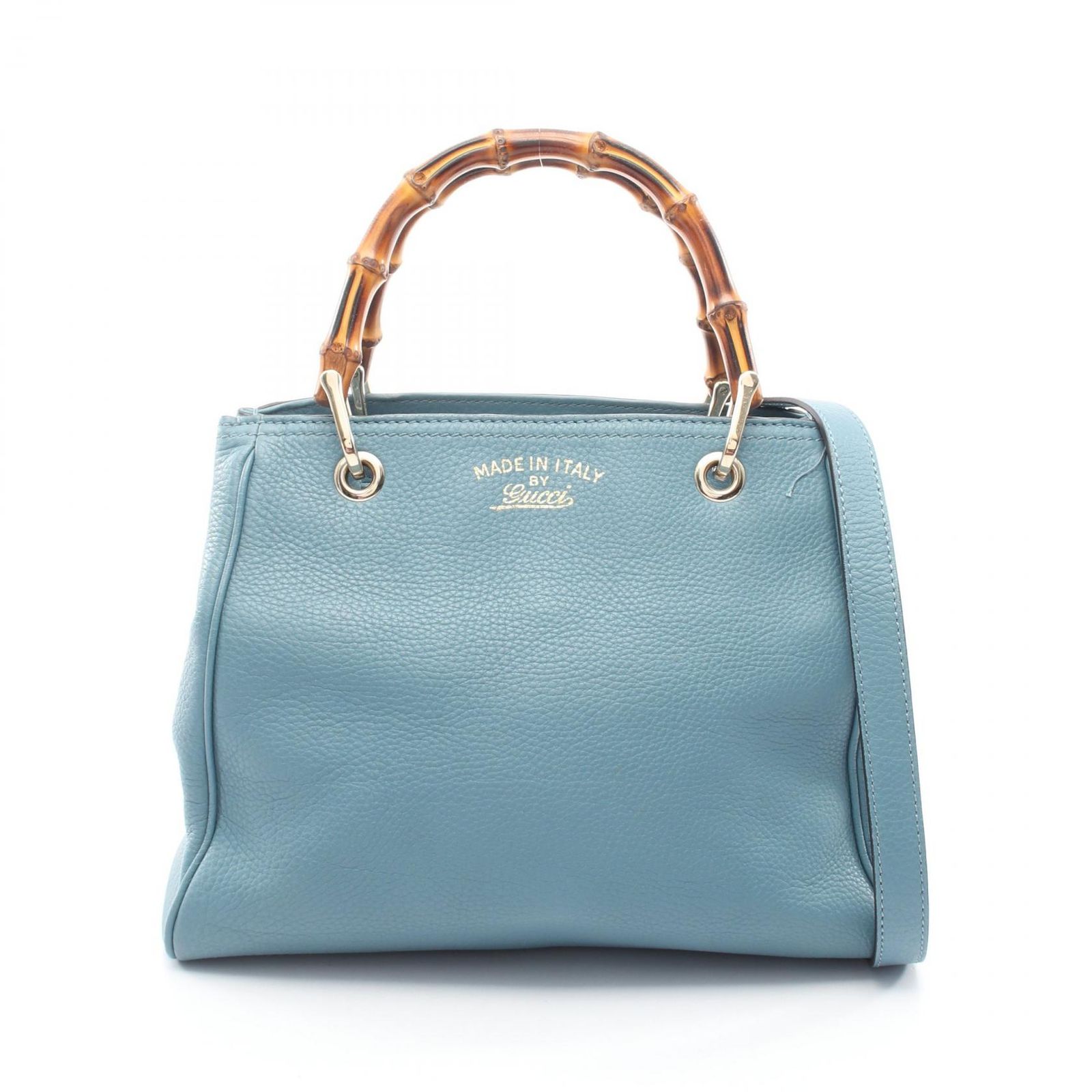 GUCCI グッチ バンブー ショッパー スモール 2WAY ハンドバッグ