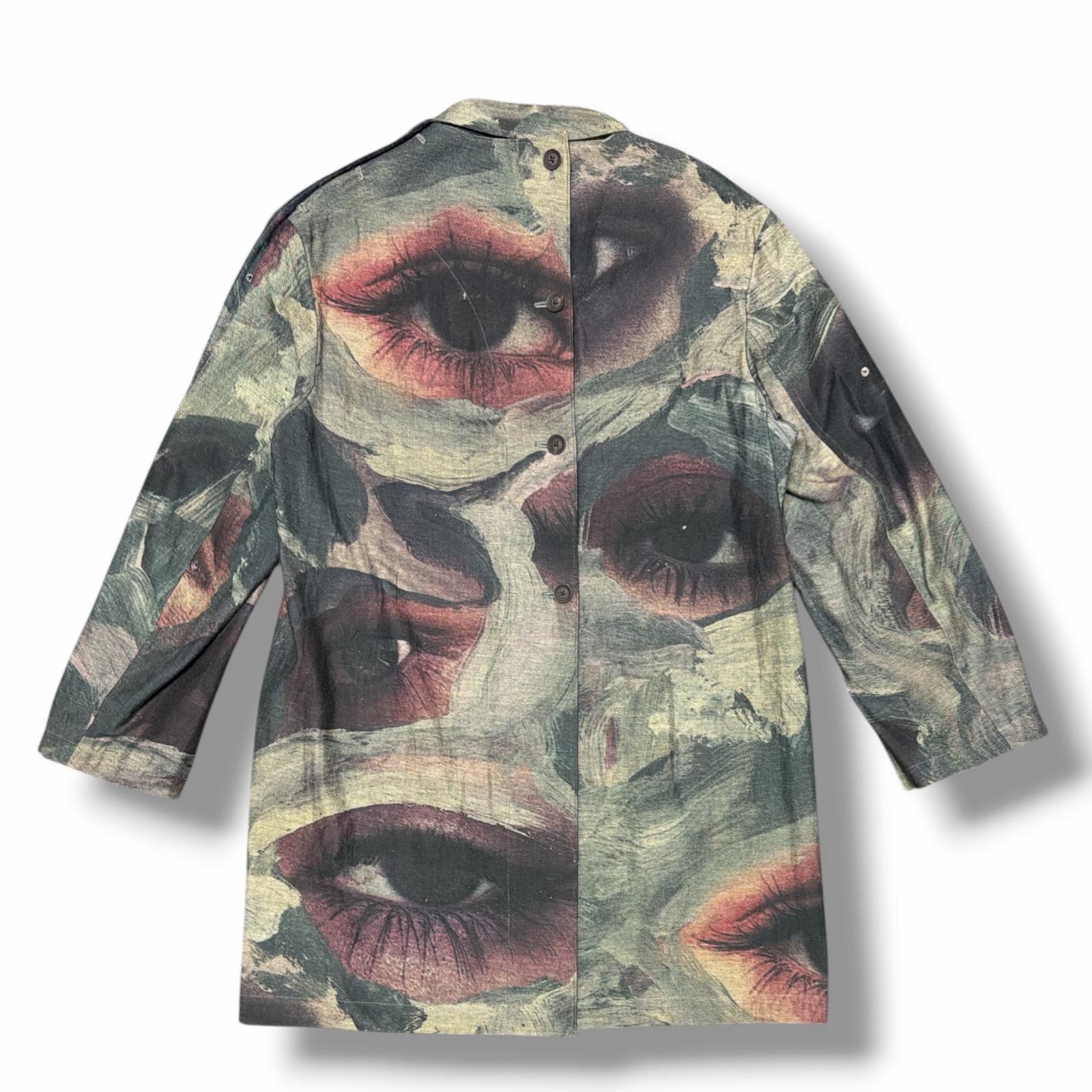 参考上代281600円 Yohji Yamamoto POUR HOMME 21SS 釦あき絵プリント