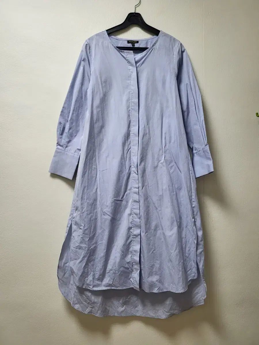 Massimo Dutti シャツ型 ロング ONE PIECE 55