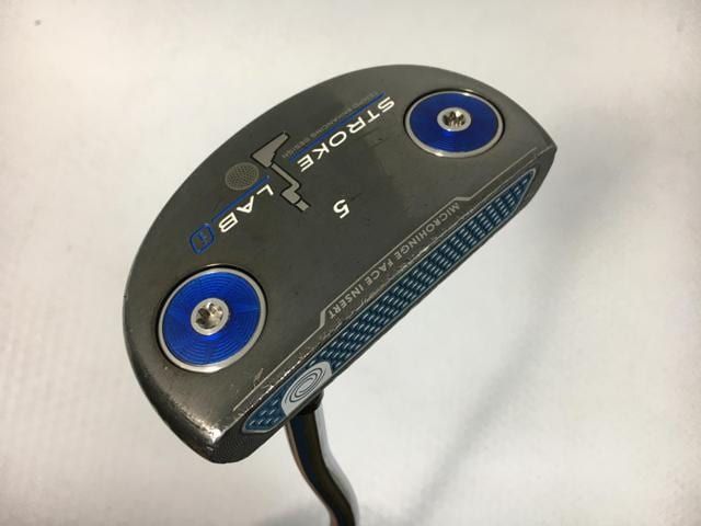 返品OK 【中古ゴルフクラブ】オデッセイ STROKE LAB i (ストローク ラボ アイ) #5 パター オリジナルスチール パター