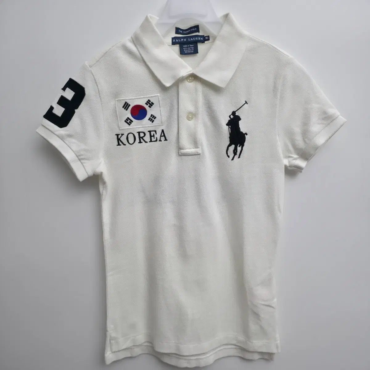 XS ポロ ラルフローレン チーフキープ ビックポニー コリア 半袖 カラーTシャツ