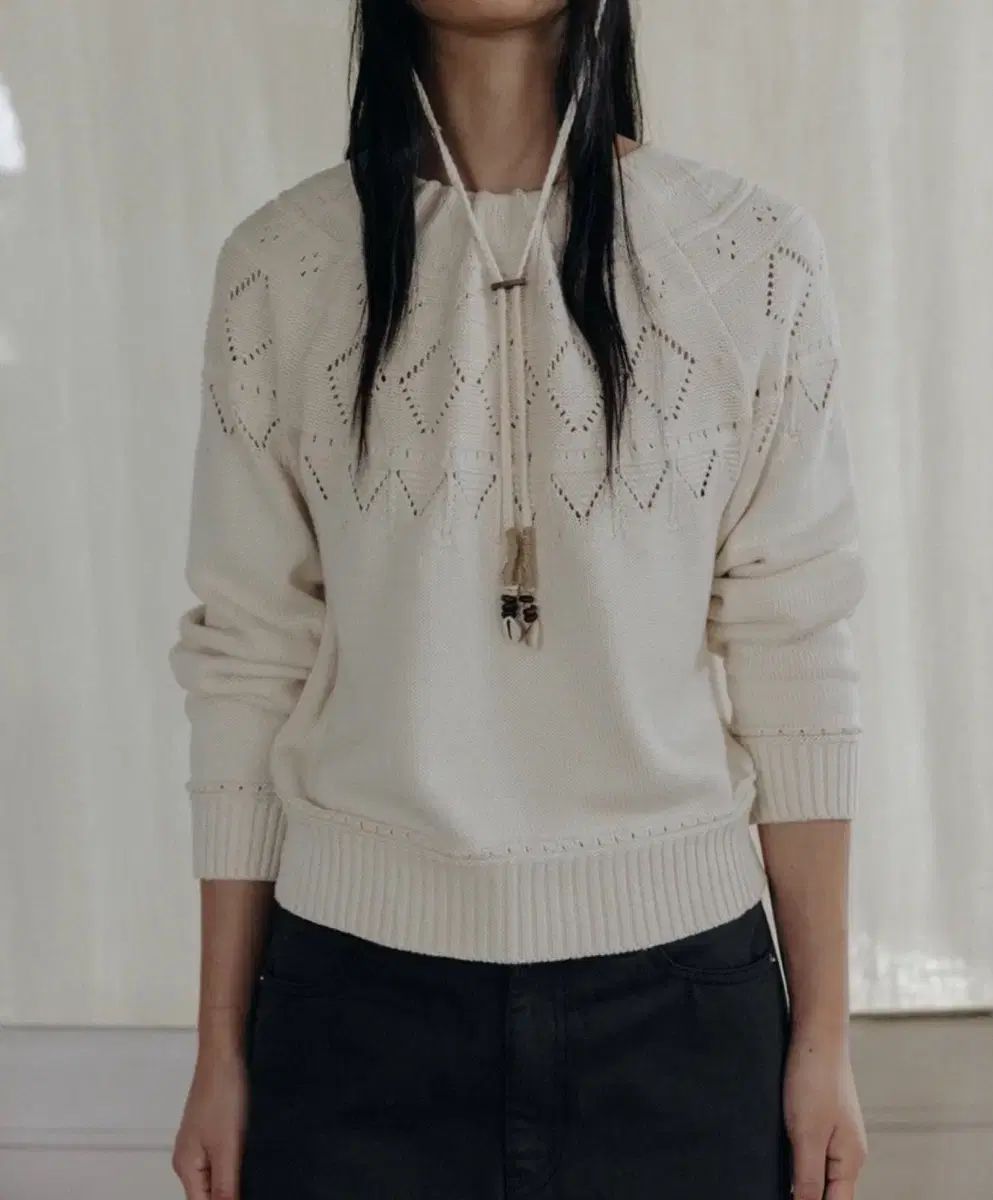 パルベン SOOTHE RAGLAN SCACY 3WAY KNIT ニット