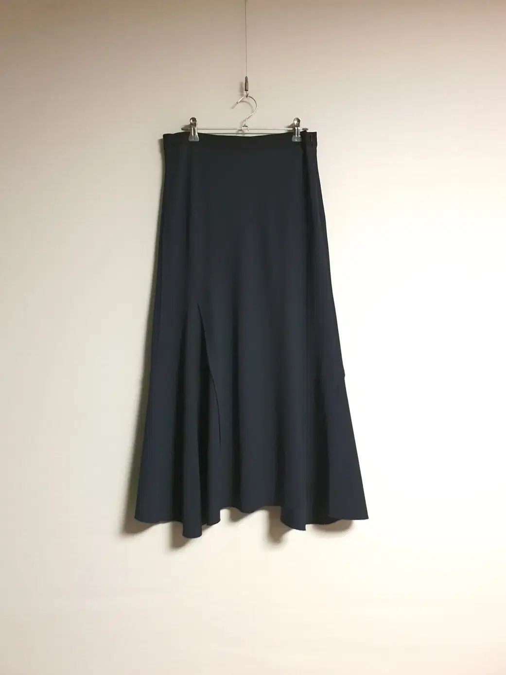 ランバンコレクション ウエストゴム アシンメトリー ヘム スカート 55 サイズ 正規品