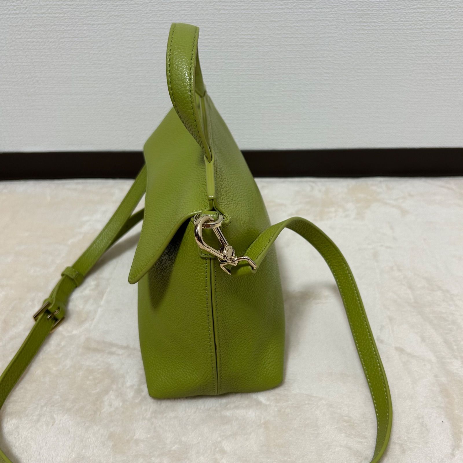 フルラ FURLA ニキ ハンドバッグ ショルダーバッグ 2way グリーン NIKI