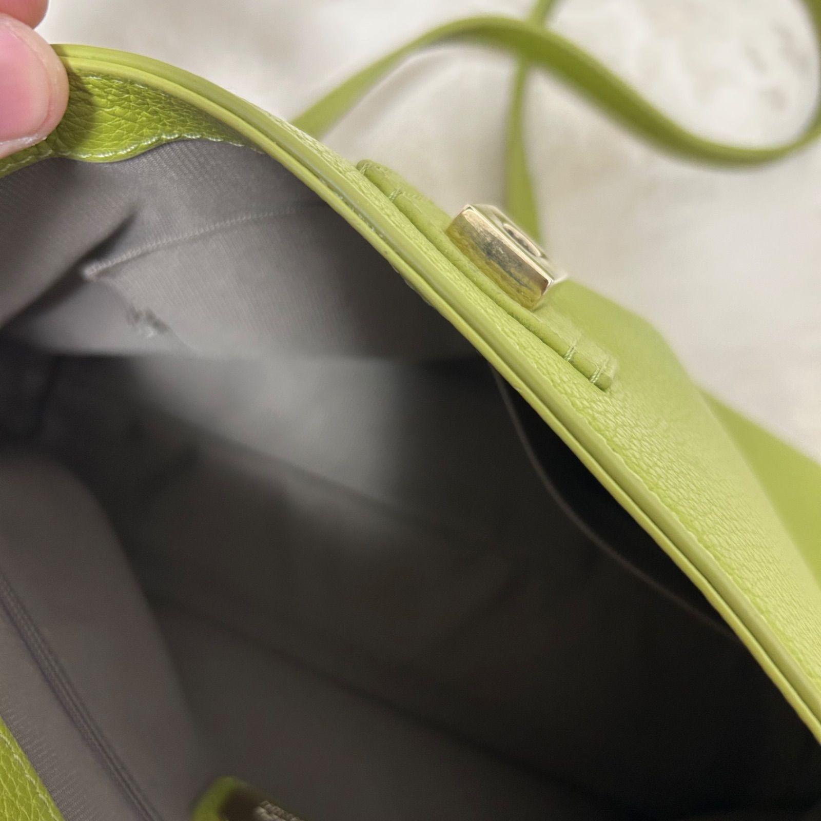 フルラ FURLA ニキ ハンドバッグ ショルダーバッグ 2way グリーン NIKI