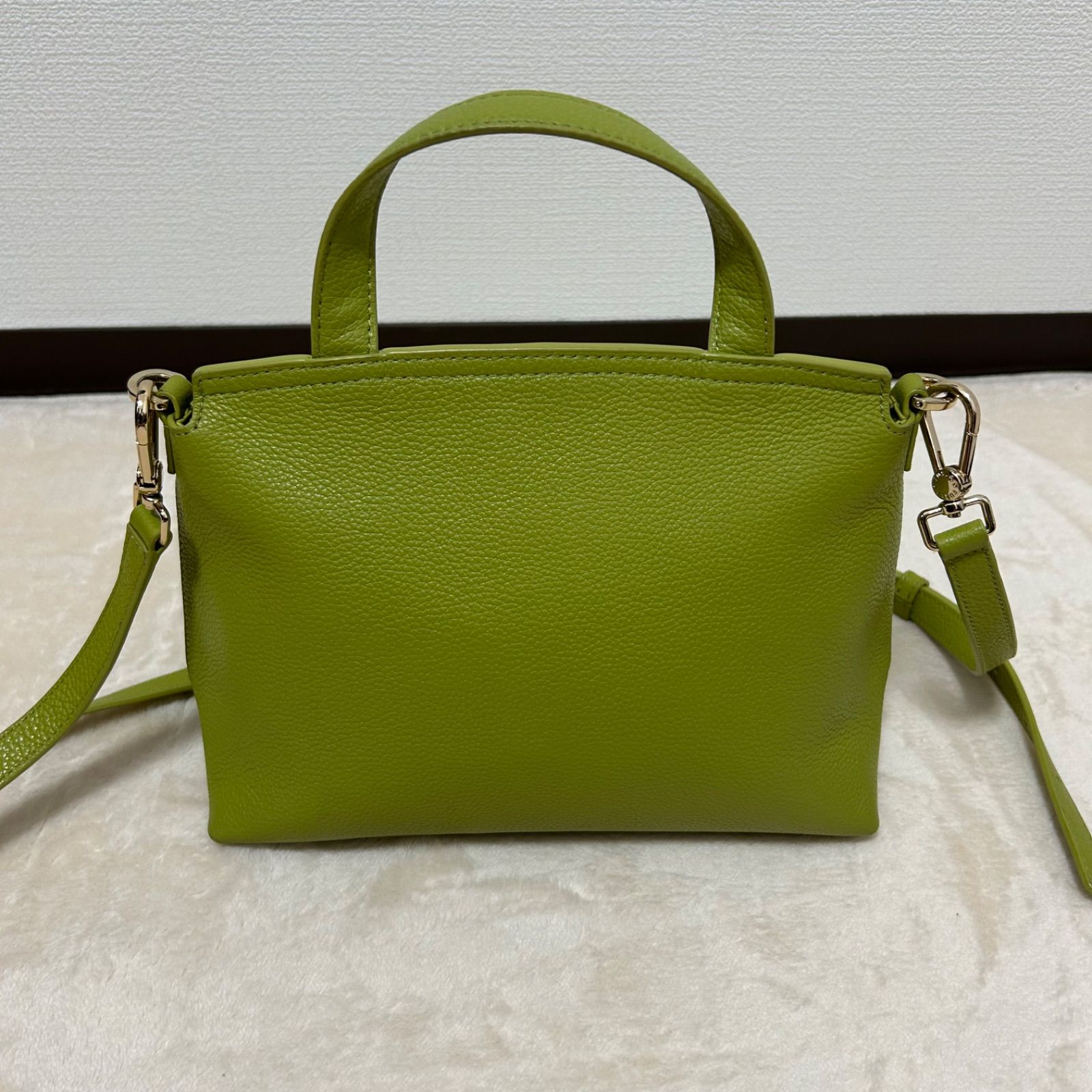 フルラ FURLA ニキ ハンドバッグ ショルダーバッグ 2way グリーン NIKI